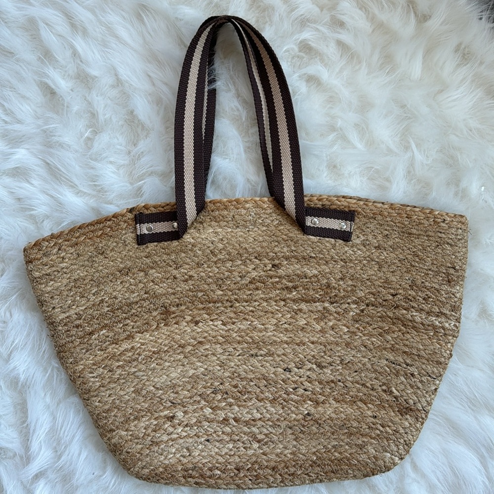 Raffia Large Tote